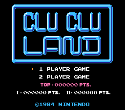 Clu Clu Land (World) (GameCube Edition)